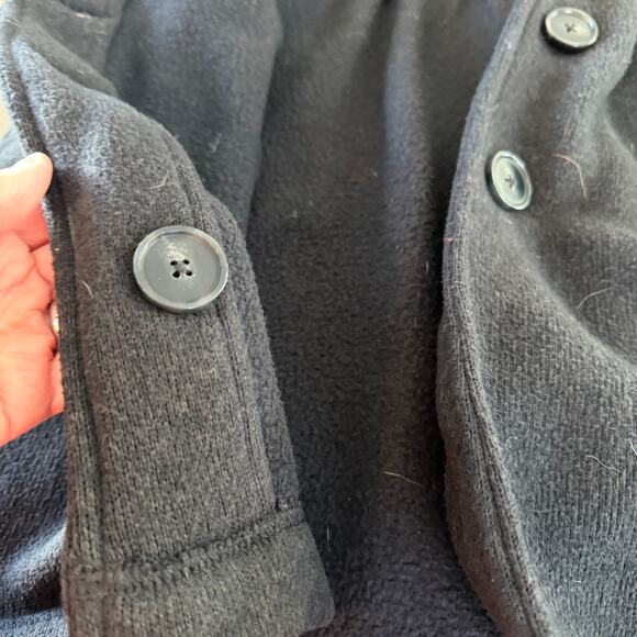 Patagonia Women’s Better Sweater Long Coat Gray Button Front Jacket Medium - Picture 12 of 16